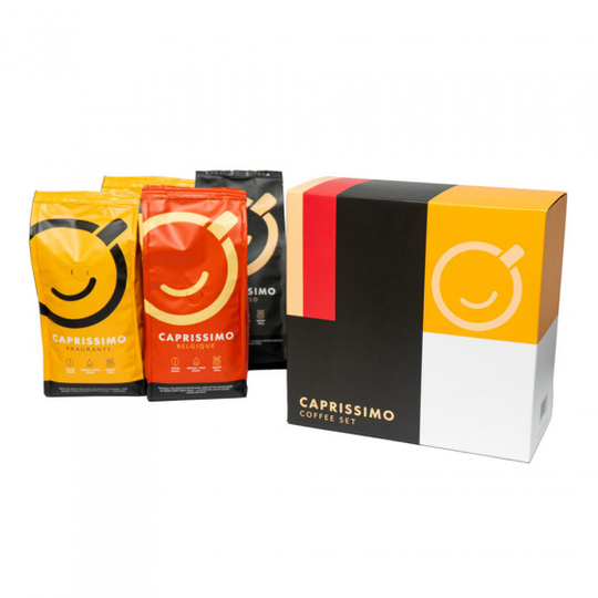 Kahvipapusetti "Caprissimo Espresso + Fragrante + Belgique", 1 kg
