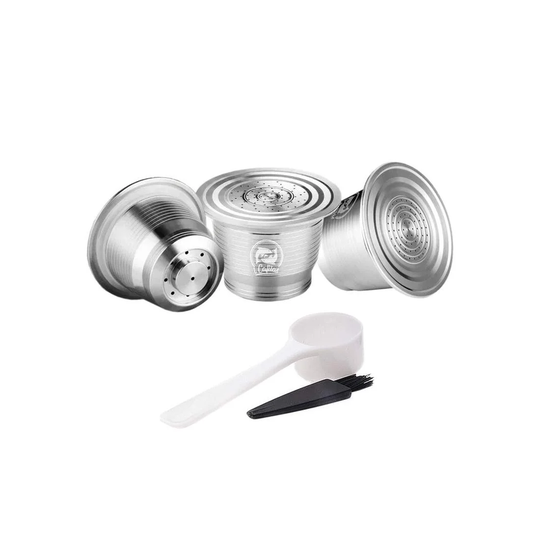 3x Uudelleenkäytettäviä Kahvikapseleita Nespresso-koneeseen