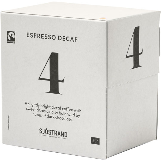 Sjöstrand N°4-espressokapselit kofeiiniton, 100 kpl