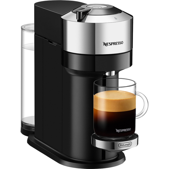 Nespresso Vertuo Next Deluxe kahvikone, pure chrome