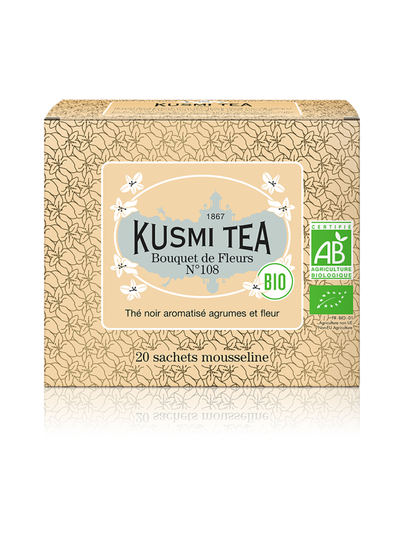 Bouquet of flowers nº108 luomu musta pussitee 20kpl 40g kusmi