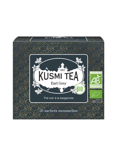 Earl grey musta pussitee luomu 20kpl 40g