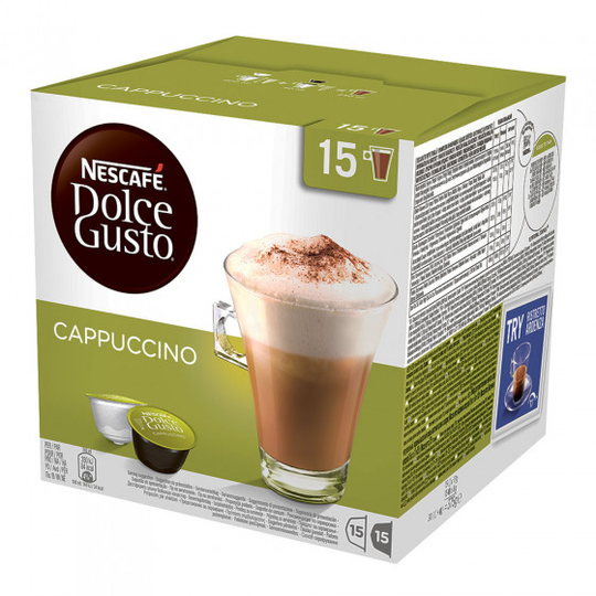 Kahvikapselit NESCAFÉ® Dolce Gusto® "Cappuccino", 15+15 kpl.