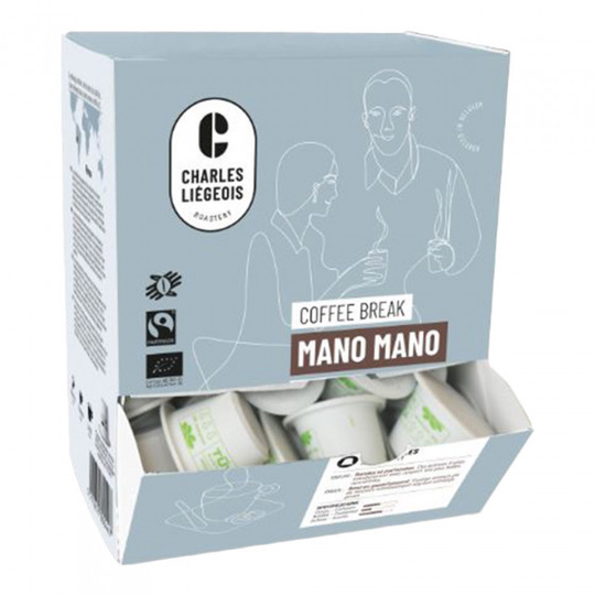 Nespresso® koneisiin sopivat kahvikapselit Charles Liégeois "Mano Mano", 50 kpl.