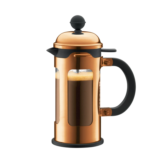 Bodum Chambord moderni pressopannu kupari 3 kuppia