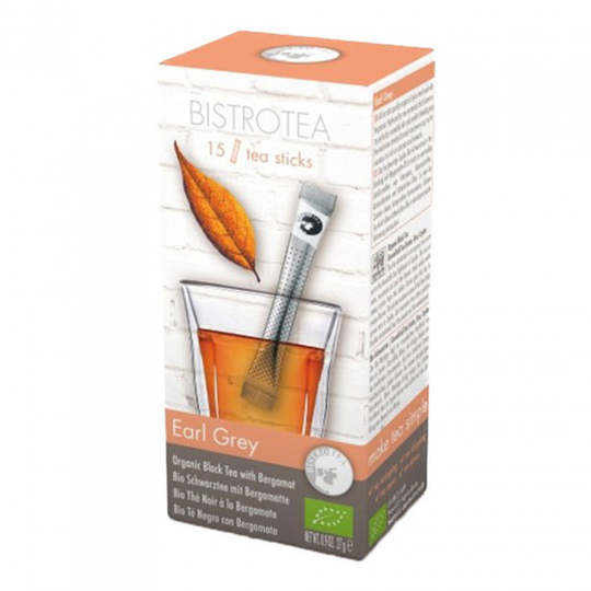 Luomu musta tee Bistro Tea "Earl Grey", 15 kpl.