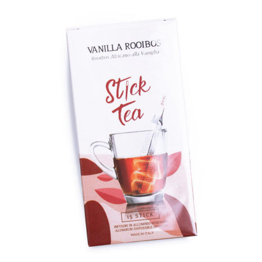 Vanilla maustettu tikkutee Stick Tea "Vanilla Rooibos", 15 kpl.