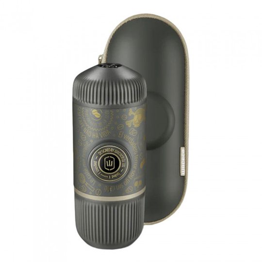 Kannttava espressokeitin WACACO "Nanopresso Dark Souls Grey"