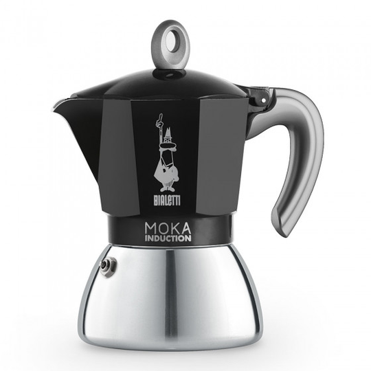 Mutteripannu Bialetti "Moka Induction Black 6 cups"