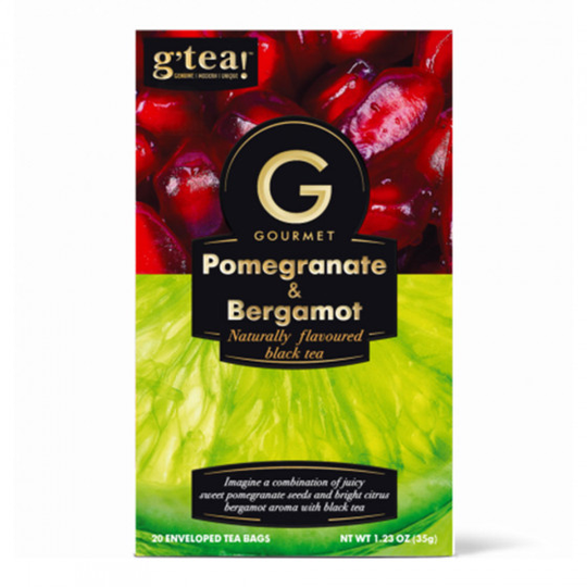 Musta tee g'tea! "Pomegranate & Bergamot", 20 kpl.
