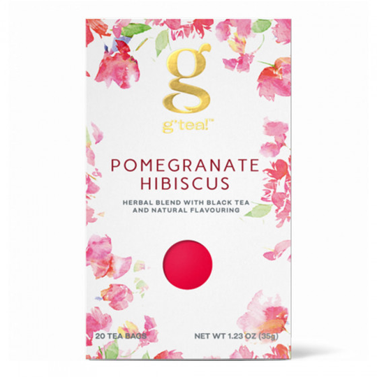 Yrttitee g'tea! "Pomegranate Hibiscus", 20 kpl.