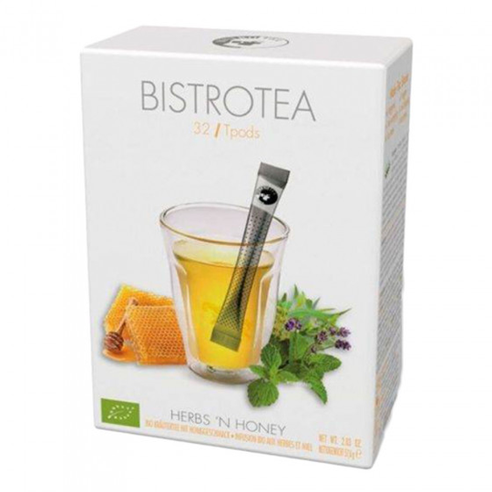 Luomuyrttihauduke Bistro Tea "Herbs'n Honey", 32 kpl.